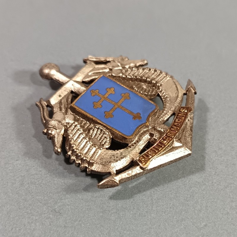 INSIGNE MILITAIRE POUR BERET DES FUSILIERS MARINS FABRICATION FIA LYON